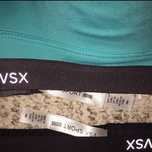 VSX sport bras - pink & blue BUNDLE DEAL - Picture 3 of 4